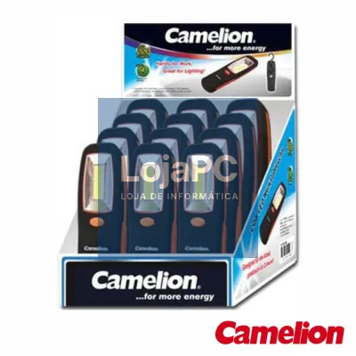 Expositor 12 Lanternas LED COB Magnética c/ Gancho CAMELION
