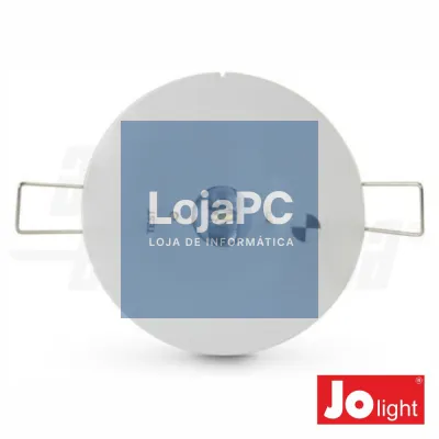 Luz Emergência LED Redonda P/ Embutir 3W 230V IP20
