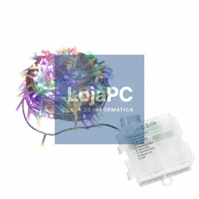 Luzes de Natal 300 LED RGBY 4xAA RGBY 30m IP44