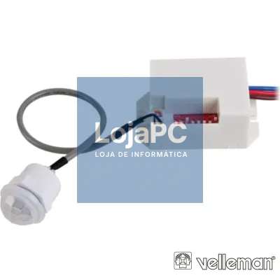 Detector De Movimentos Pir Mini P/ Encastrar VELLEMAN