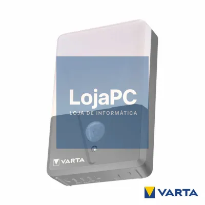 Luz De Presença LED Cinza IP44 C/ Sensor PIR VARTA