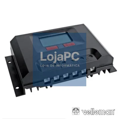 REGULADOR PAINEL FOTOVOLTÁICO 30 AMP 12V VELLEMAN