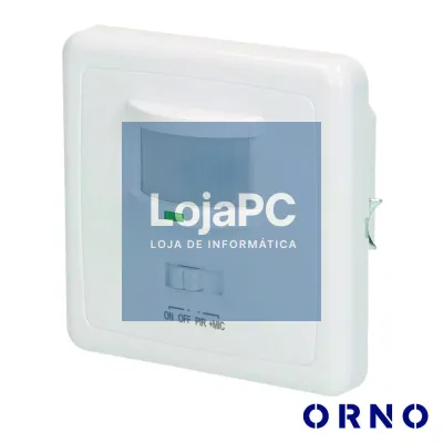 Detector De Movimentos E Som Pir P/ Encastrar Branco ORNO