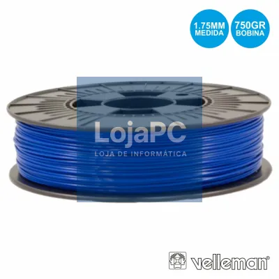 ROLO DE FILAMENTO P/ IMPRESSÃO 3D 1.75MM 750G AZUL CLARO