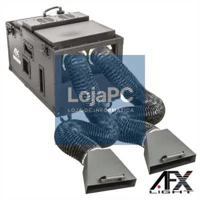 Máquina de Fumos Low Fog 3000W DMX LCD Comando AFXLIGHT