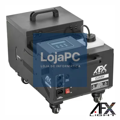 Máquina de Fumos Low Fog 1500W LCD DMX Comando AFXLIGHT