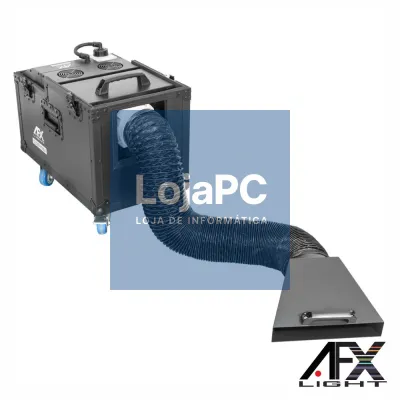 Máquina de Fumos Low Fog 2000W DMX LCD Comando AFXLIGHT
