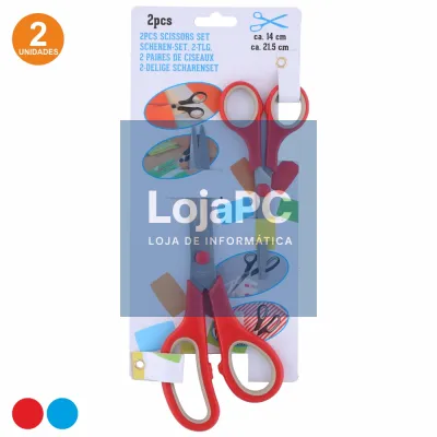 CONJUNTO 2 TESOURAS MULTIFUNÇÕES 140/215MM