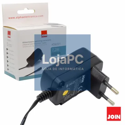 ALIMENTADOR UNIVERSAL 3-12V 0.6A 7,2W JOIN
