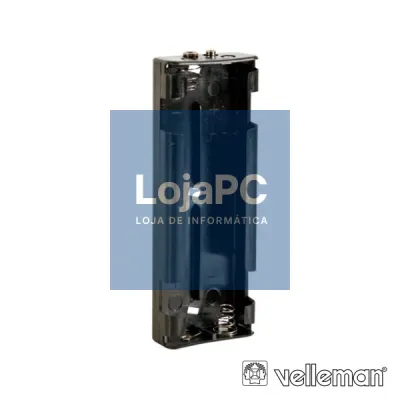 SUPORTE P/ 6 PILHAS C C/ TERMINAIS CLIP VELLEMAN