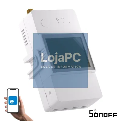 Contador De Energia Inteligente 100A P/ Calha DIN e WiFi