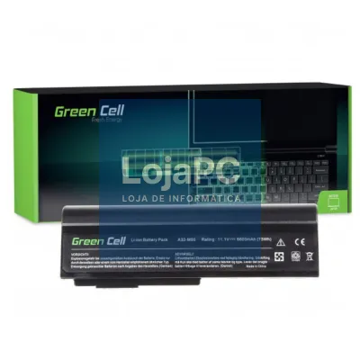 Bateria P/ Portátil Asus 6600mAh 11.1V GREEN CELL