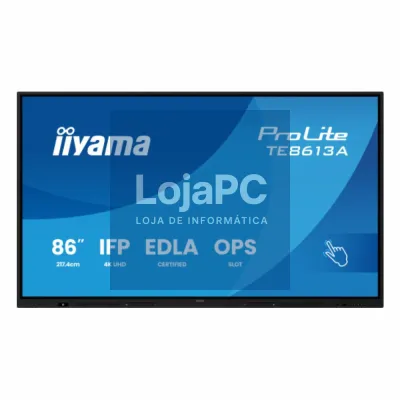 Ecrã Interativo de 86" EDLA Android 14 8/128GB UHD