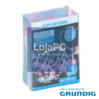 Luzes Decorativas Em Forma Flamingo C/ 10 LED GRUNDIG