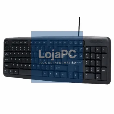 Teclado C/ Fios Preto GEMBIRD