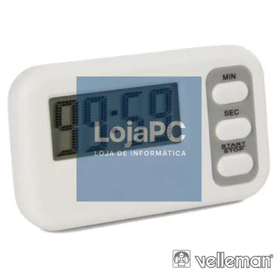 TEMPORIZADOR C/ CONTAGEM DECRESCENTE E ALARME VELLEMAN