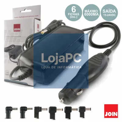 ALIMENTADOR ESTABILIZADO 15-24V 6A 120W C/ 6 FICHAS P/ AUTO