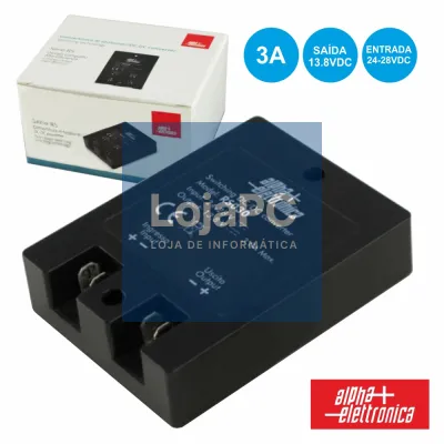 CONVERSOR 24VDC-13.8VDC 3A IP20