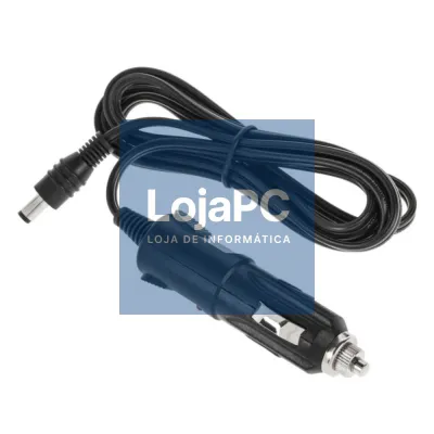 Cabo Alimentação Ficha Isqueiro 12V C/ Ficha DC 2.1/5.5mm