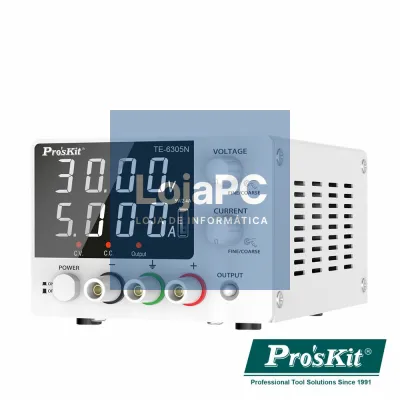 Fonte de Alimentação Digital 0-30V / 0-5A PROSKIT