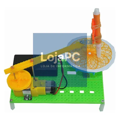 KIT EDUCATIVO PLOTTER DE DESENHO C/ PRATO E BRAÇO