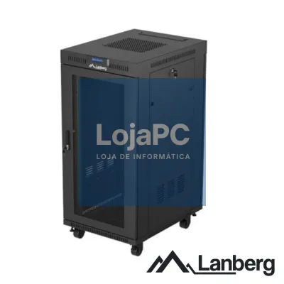 Armário Bastidor Chão (Rack) 19" 600x800mm 24U LANBERG