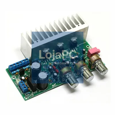Kit Módulo Amplificador 2.1 Super BASS 2x18W+32W 9-15VDC