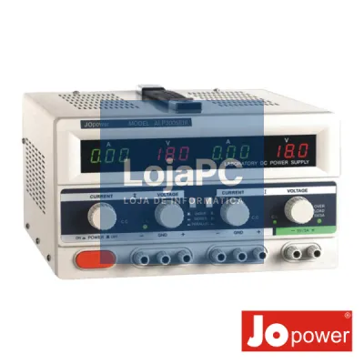 FONTE DE ALIMENTAÇÃO DIGITAL DUPLA 0-30V / 0-5A + 5V 3A