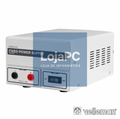 Fonte Alimentação Fixa 13.8VDC / 3A Velleman