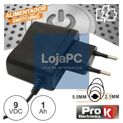 ALIMENTADOR SWITCHING 9V 1A
