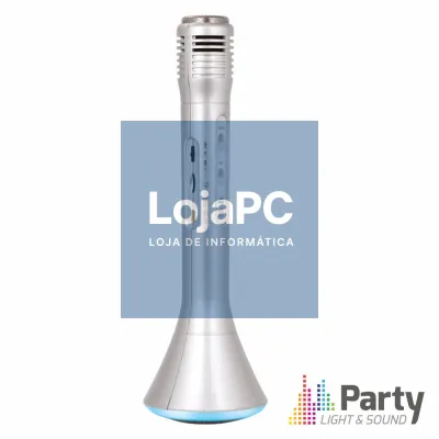 MICROFONE C/ COLUNA 5W BLUETOOTH SD BATERIA PARTY