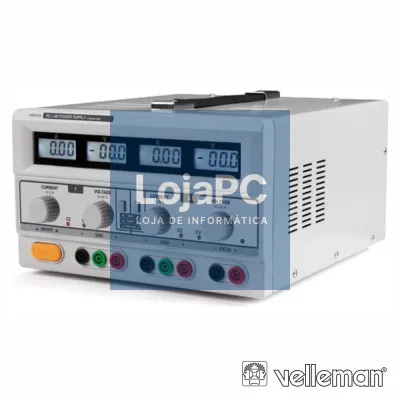 FONTE DE ALIMENTAÇÃO DIGITAL DUPLA 2x0-30V / 0-3A 5VDC 3A