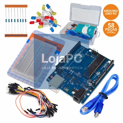 KIT INICIAÇÃO P/ ARDUINO BÁSICO