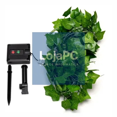 Cortina Solar 70 LEDs 1x1m Em Forma de Plantas