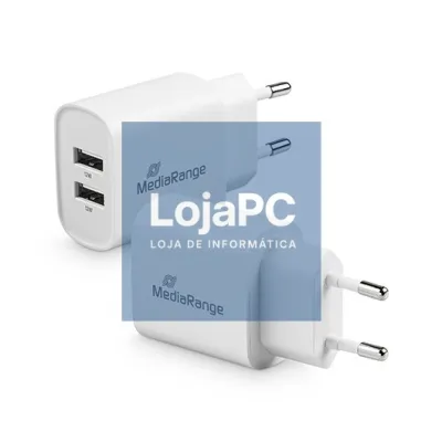 MEDIARANGE DUAL USB-A 12W CHARGER