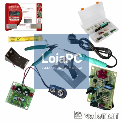 KIT INICIAÇÃO ELECTRÓNICA C/ SOLDADURA VELLEMAN
