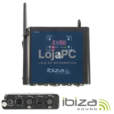 Sistema Transmissão DMX 2.4ghz 100m IBIZA