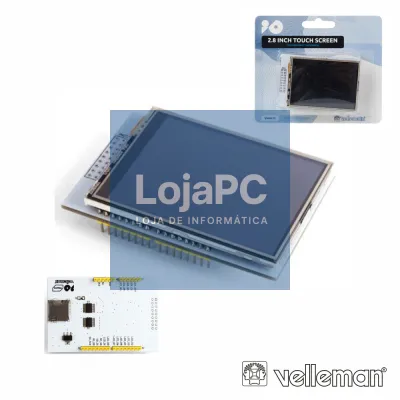 TELA DE ECRÃ 2.8" P/ ARDUÍNO VELLEMAN