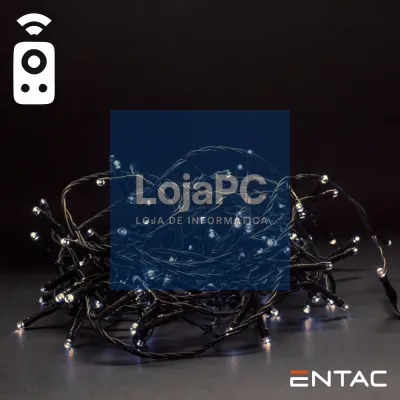 Grinalda 50 LEDS 3000K Comando IR 3xAA 5mt