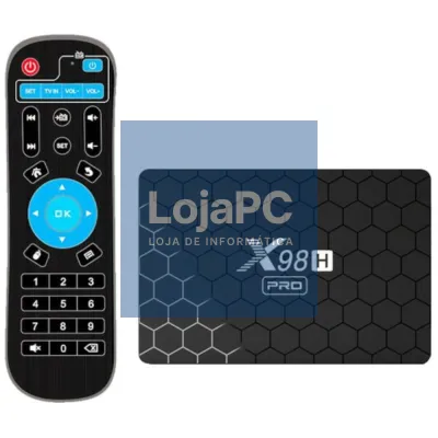 Box IPTV Android 12 X98H PRO WIFI 4K 4GB RAM 64GB ROM