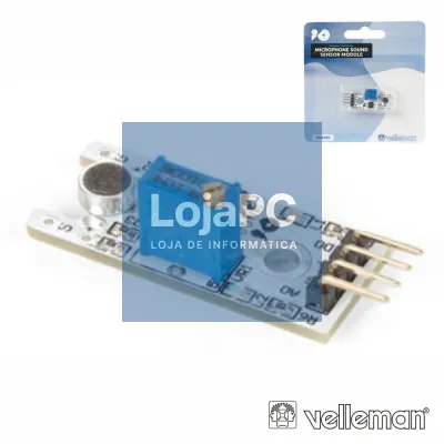 MÓDULO SENSOR DE SOM C/ MICROFONE P/ ARDUINO VELLEMAN
