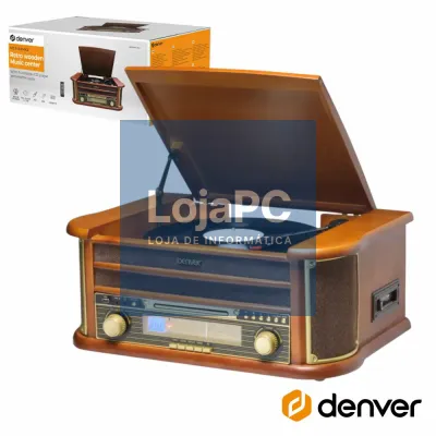 GIRA-DISCOS 33/45/78RPM AM/FM/CD/CASSETE/SD 2X5W DENVER