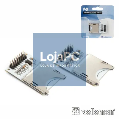 MÓDULO EXTENSÃO DE MEMÓRIA CARTÃO SD P/ ARDUINO VELLEMAN
