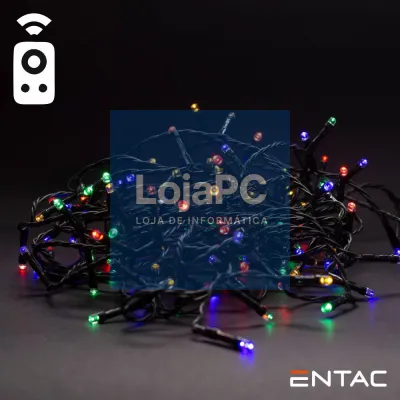 Grinalda 50 LEDS Multicor Comando IR 3xAA 5mt
