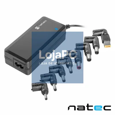 Alimentador Universal P/ Portátil 70W TEMERA 70 NATEC