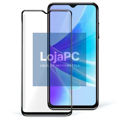 Tempered Glass Screen Protector COOL for Oppo A57s / A77 5G / Realme Narzo 50 5G (FULL 3D Black)