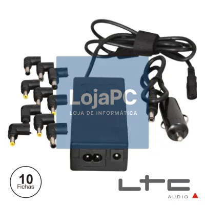 ALIMENTADOR SWITCHING 15-20V 120W 10FICHAS C/USB 12/220V LTC