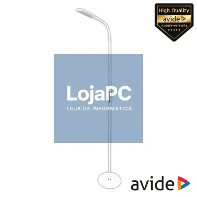 Candeeiro de Pé LED 9W 5000K 500lm IP20 C/ Comando AVIDE