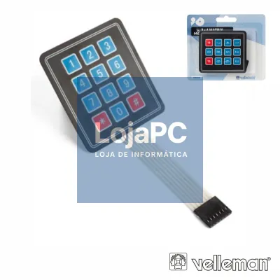TECLADO DE MEMÓRIA MATRIX 3X4 VELLEMAN