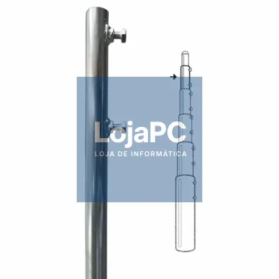 Mastro De Encaixe P/ Antena Exterior 3M
